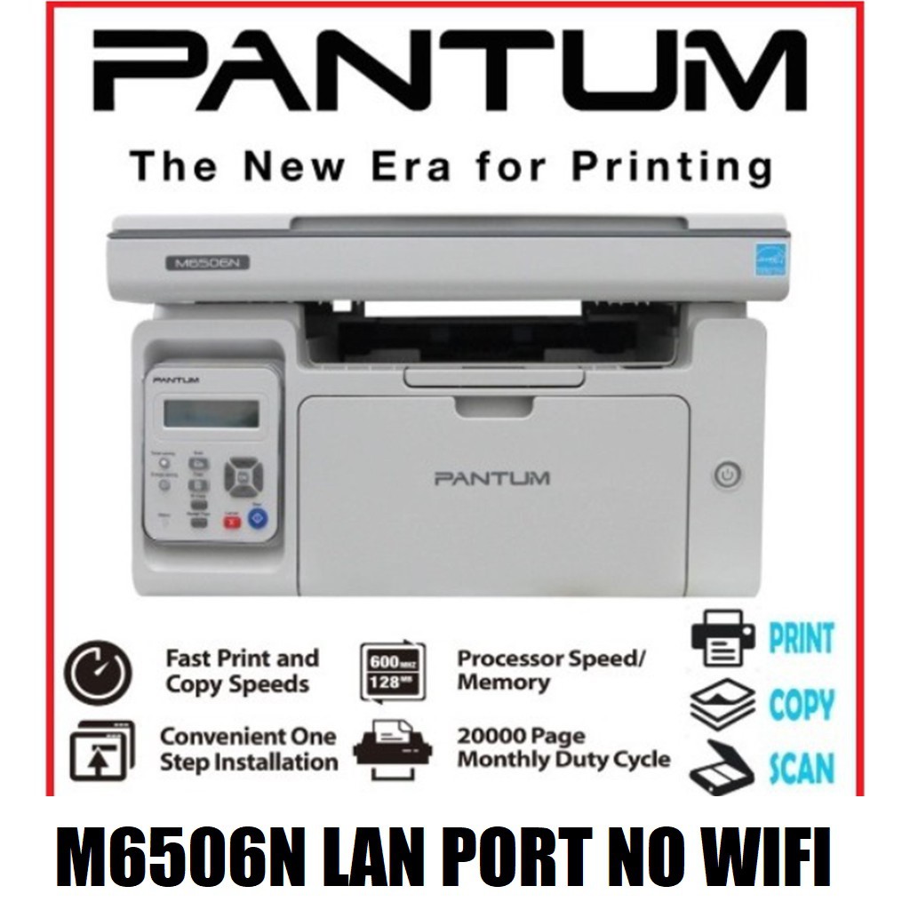 Pantum M6506N / M6506NW A4 Multifunction Laser Printer Copy & Printing ...