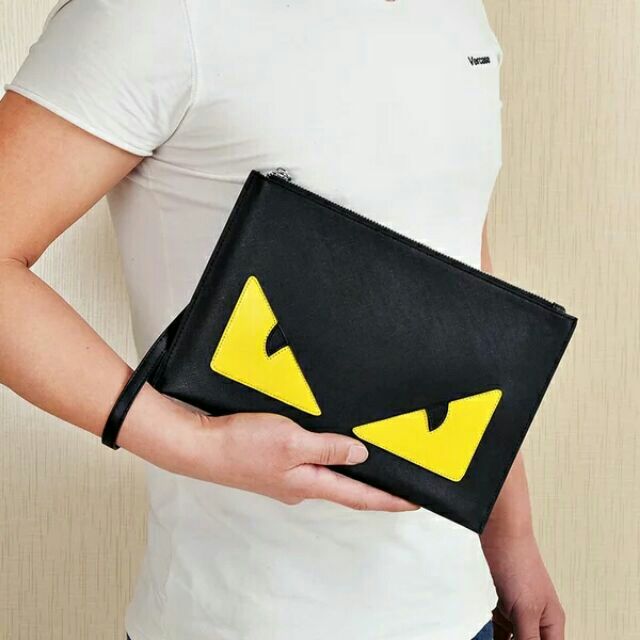 fendi monster clutch