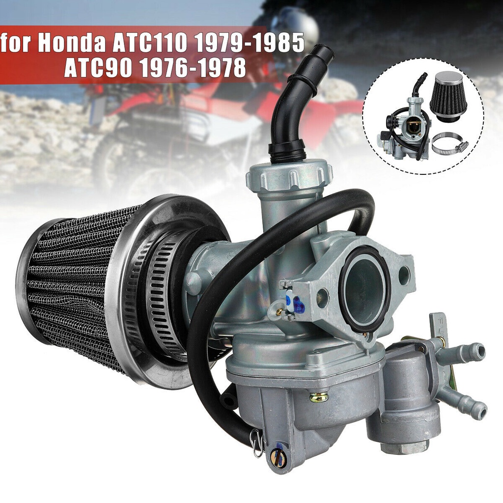 Carburetor & Air Filter for Honda ATC110 ATC90 Carb 