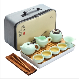 Outdoor portable travel tea set mountaineering camping ...