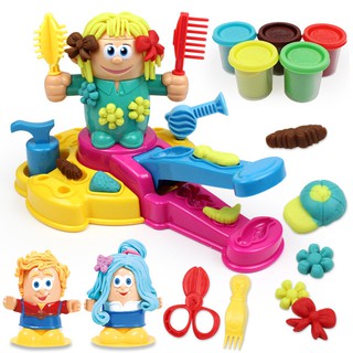 plasticine hair toy