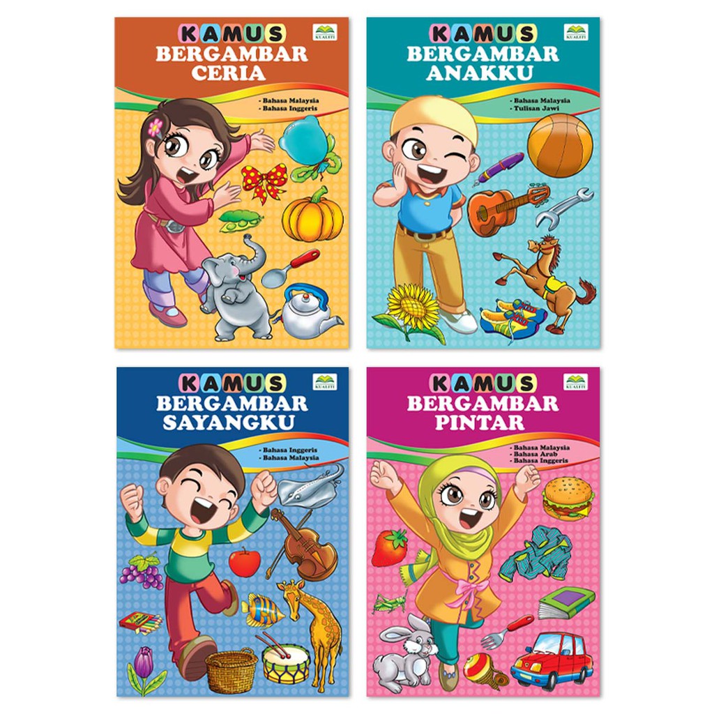 Buy Kamus Bergambar Dan Suku Kata Berwarna Bahasa Melayu Inggeris Arab Dan Jawi Seetracker Malaysia