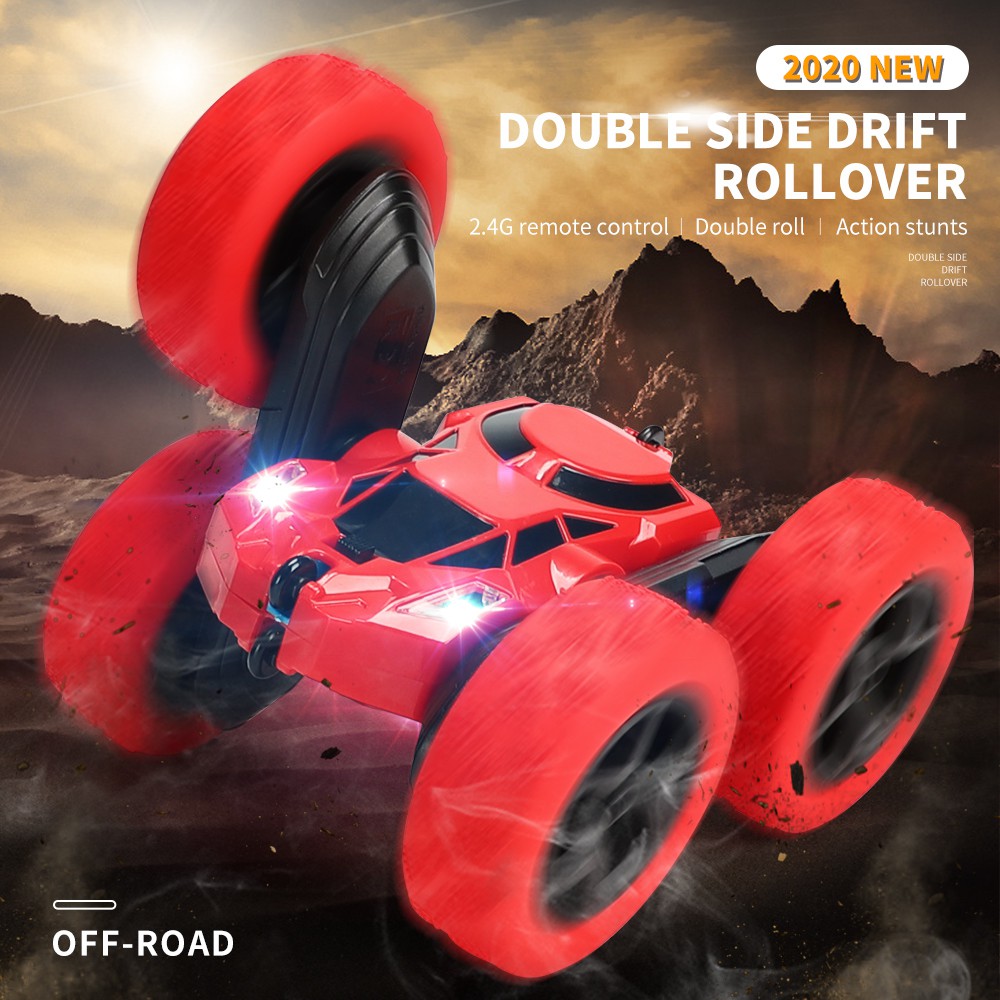 stunt car double side roll