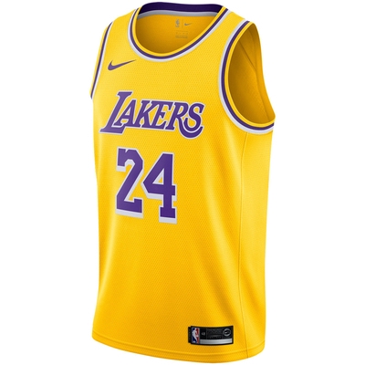 kobe bryant yellow jersey