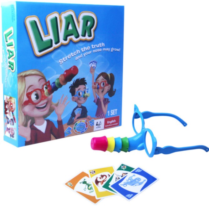 💥Malaysia Ready Stock💥Funny Liar Fibber Game Educational Toys Fibber  Board Game Set | Shopee Malaysia