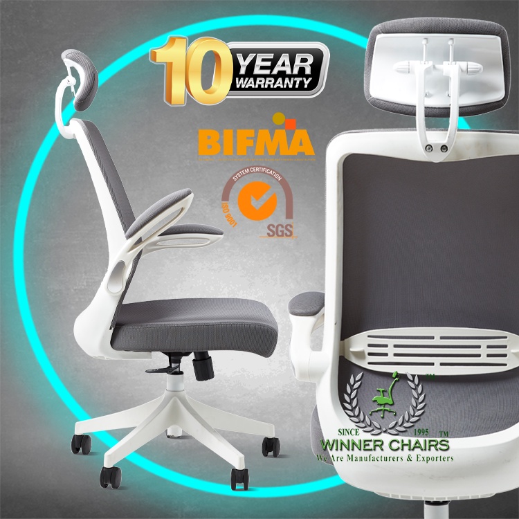 Ergonomic Office Chair WN9508A-WHT (10 Years Warranty)