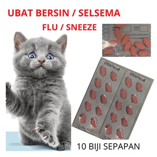 Ubat Ulcer/Bengkak/Radang/Bisul Kucing 10 biji sepapan  Shopee 