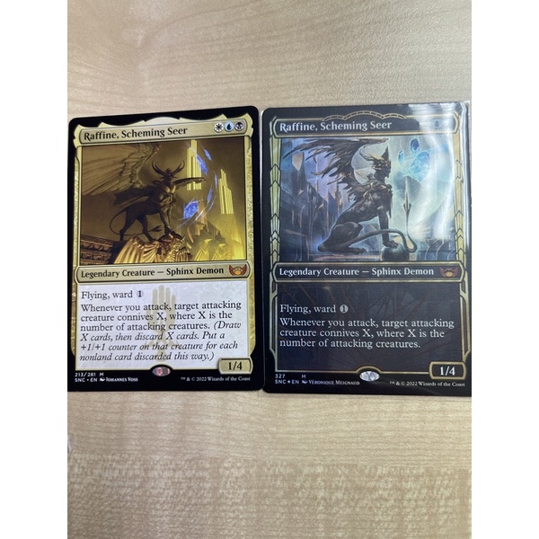 Raffine, Scheming Seer (Showcase Golden Age Gilded Foil) [Streets of New Capenna] main image 0