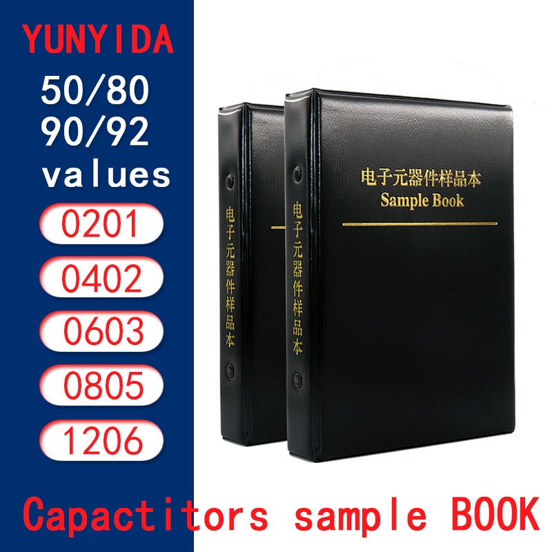 Capacitors Kit SMD Capacitor Sample Book 0201 0402 0603 0805 1206 Chip