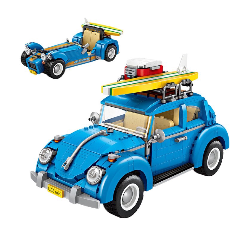 LOZ Mini Car Model 492Pcs DIY Diamond Mini Building Nano Blocks ABS Bricks Toys 
