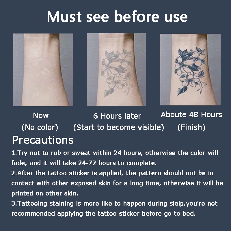 COCO Magic Tattoo】8 sheets； Lasts 15 days ；18cm*11cm；tattoo sticker  waterproof long lasting fake tattoos temporary tattoo semi permanent tattoo  | Shopee Malaysia