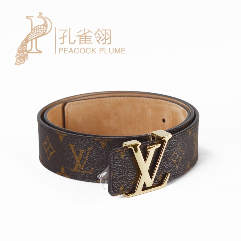 2020 new LV Louis Vuitton belt belts for men women same paragraph canvas old flower gold buckle belt 4CM | Shopee Malaysia