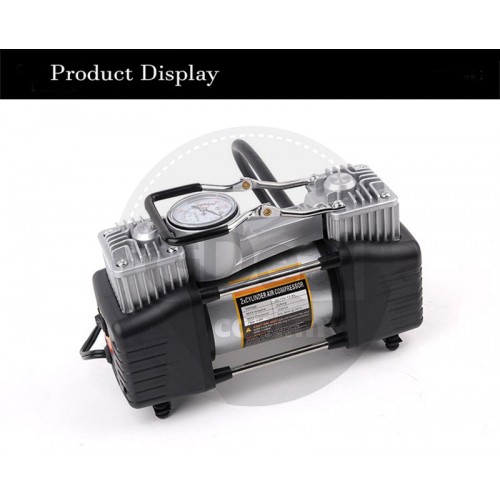 Air Compressor 150 PSI Car Tire Inflator Pump With Cigarette Lighter