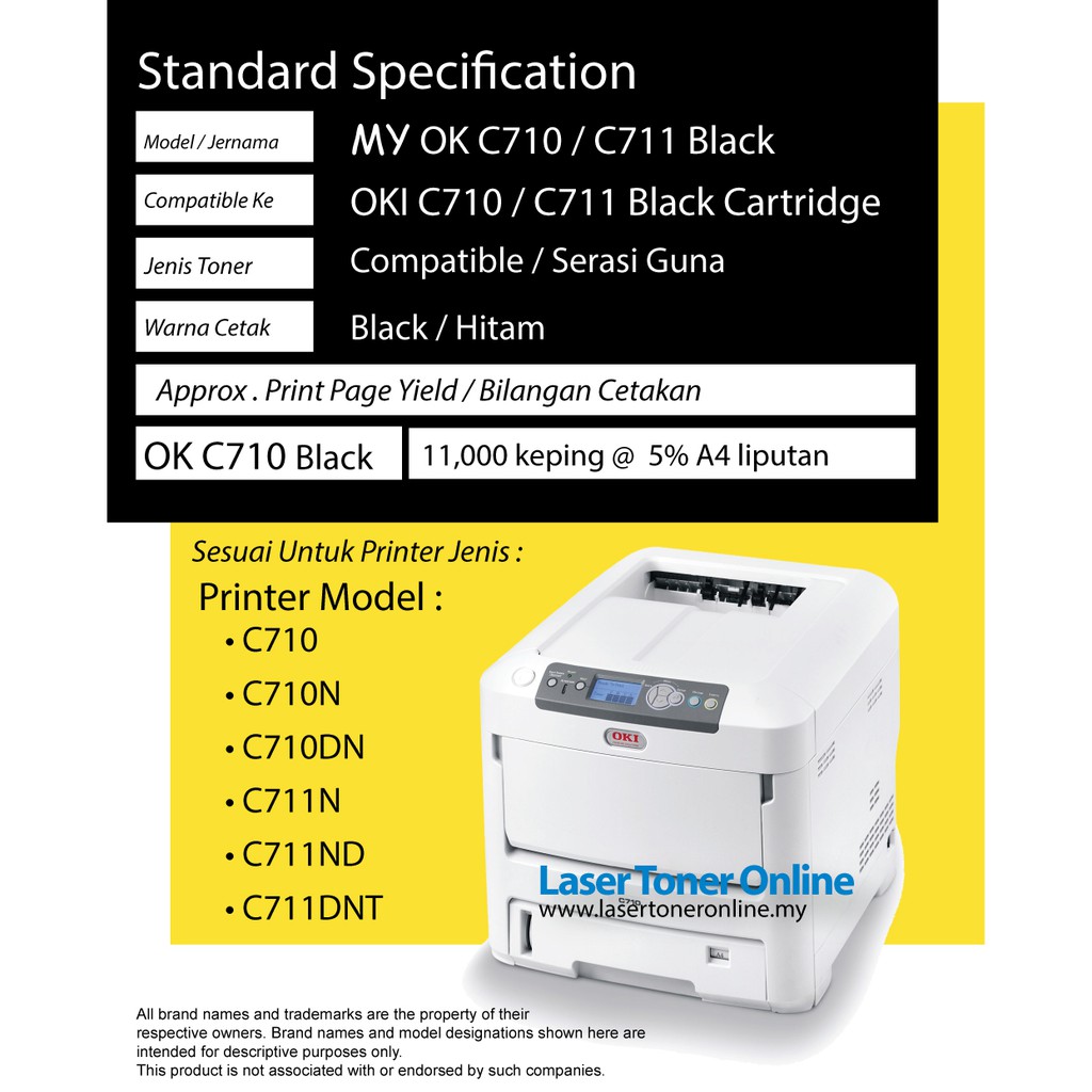 oki c710 printer