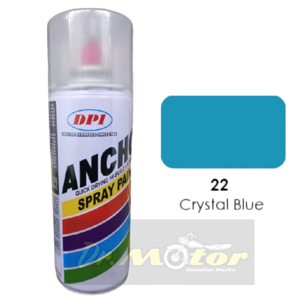ANCHOR 22 Crystal Blue Can Spray Paint 400ML Cat Spray Tin 100
