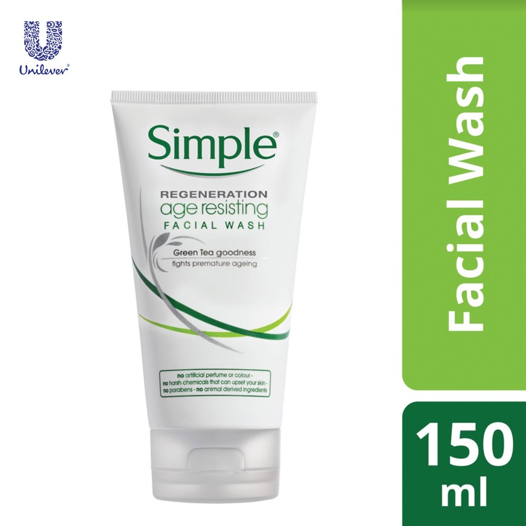 Simple Regeneration Age Resisting Facial Wash 150ml