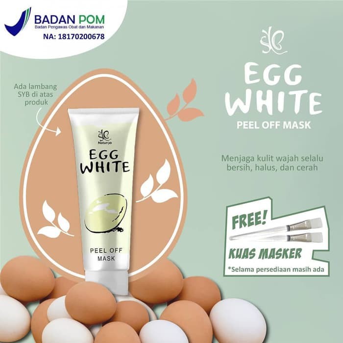 Syb Hanasui Original Egg White Mask Mask Original 93 Shopee Malaysia