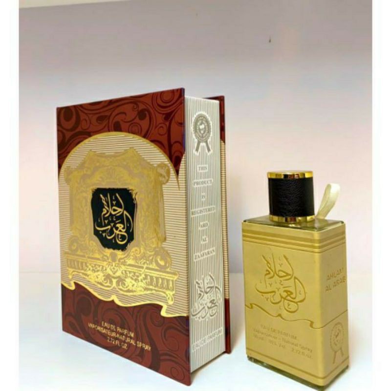 Ahlam Al Arab (oud) 100% Arabian Perfume For Men Long Lasting By Ard Al 