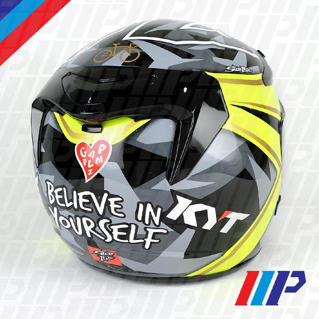 KYT Venom ESPARGARO 2017 Double Visor Open Face Helmet Shopee Malaysia