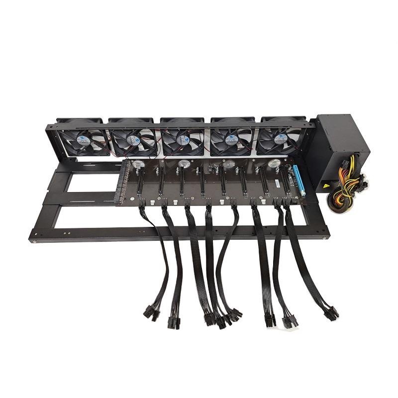 KL READY STOCK !!! GPU Mining Open Air Frame Miner Rack Graphic Card Mining Rig Case Adjustable Case