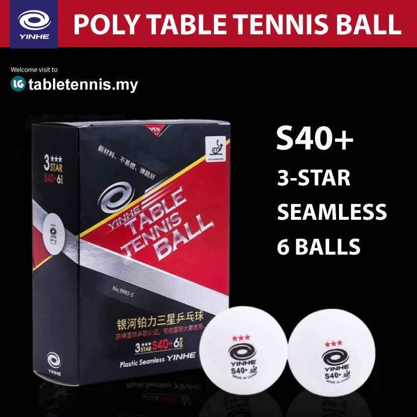 60 balls PALIO New material 3 star 40mm seamless Table Tennis Balls Pingpong 