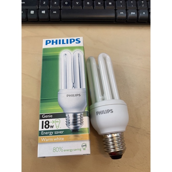 PHILIPS GENIE 5W/8W/11W/14W18W ES E27/E14 (DAYLIGHT/WARMWHITE) | Shopee ...