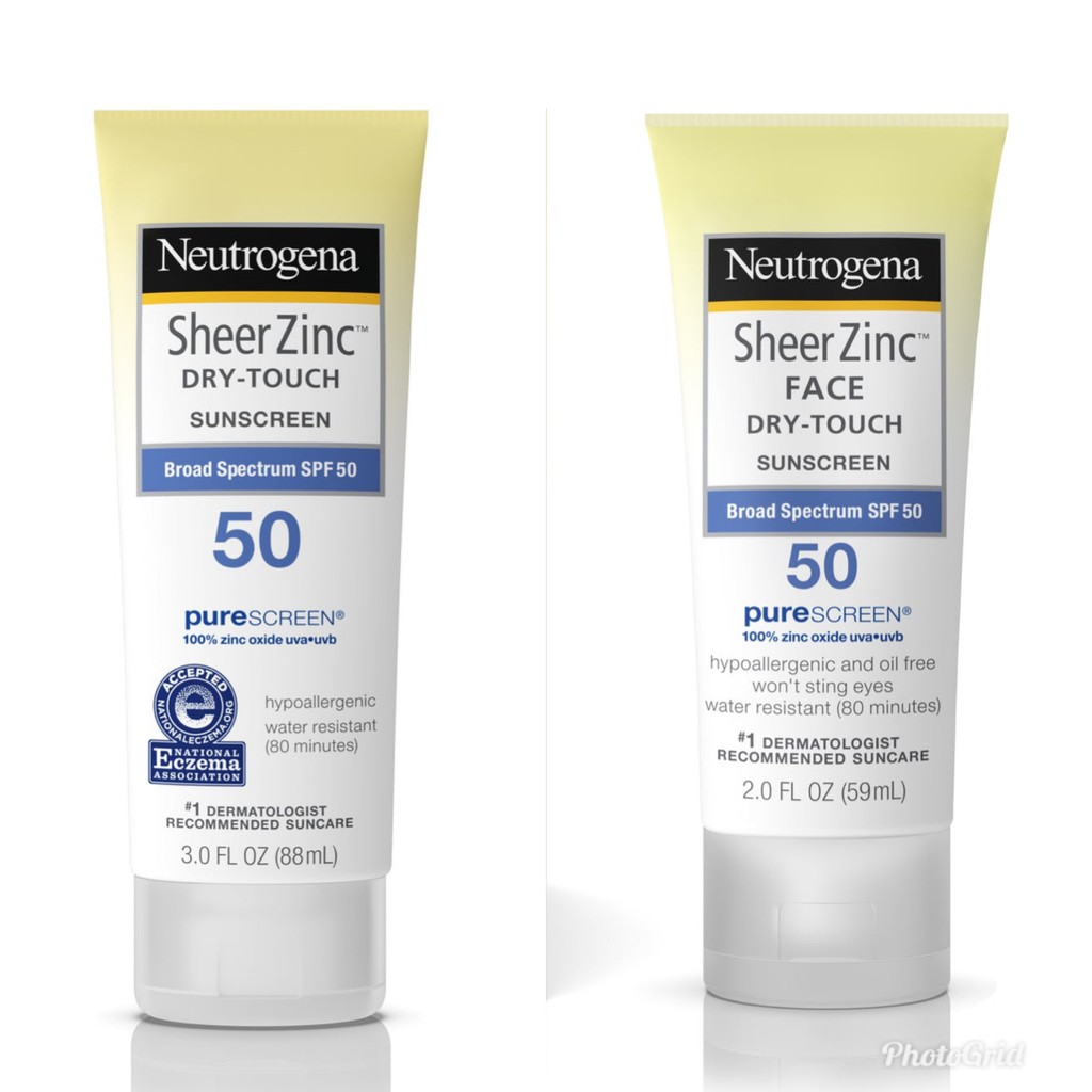 neutrogena sheer zinc spf 50