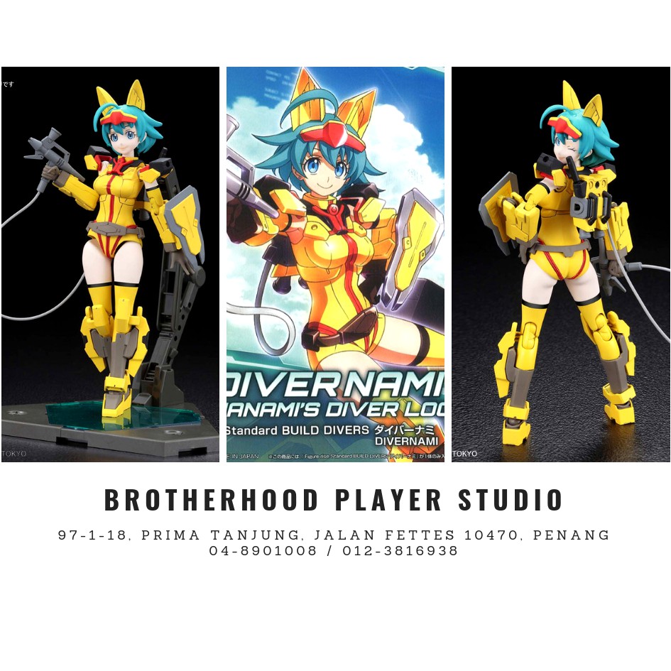 Bandai 112 Figure Rise Standard Build Divers Diver Nami Shopee Malaysia