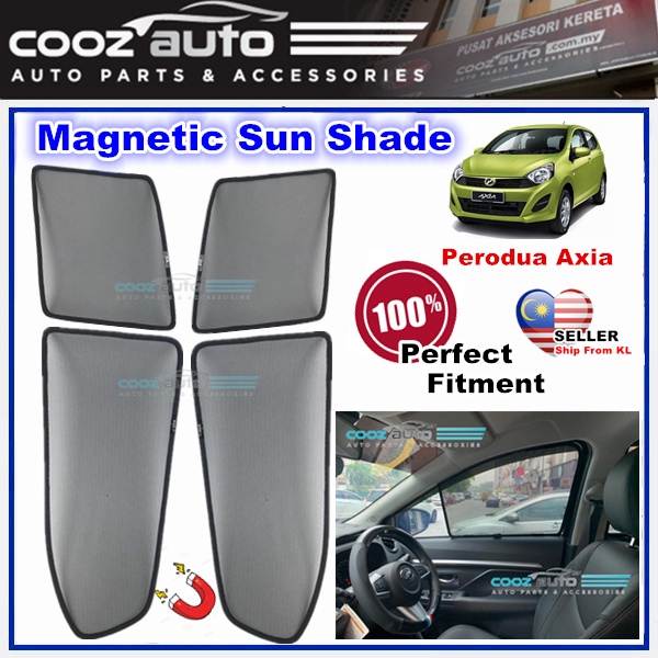 Perodua Axia Magnetic Sun Shade Magnet Sunshade | Shopee Malaysia