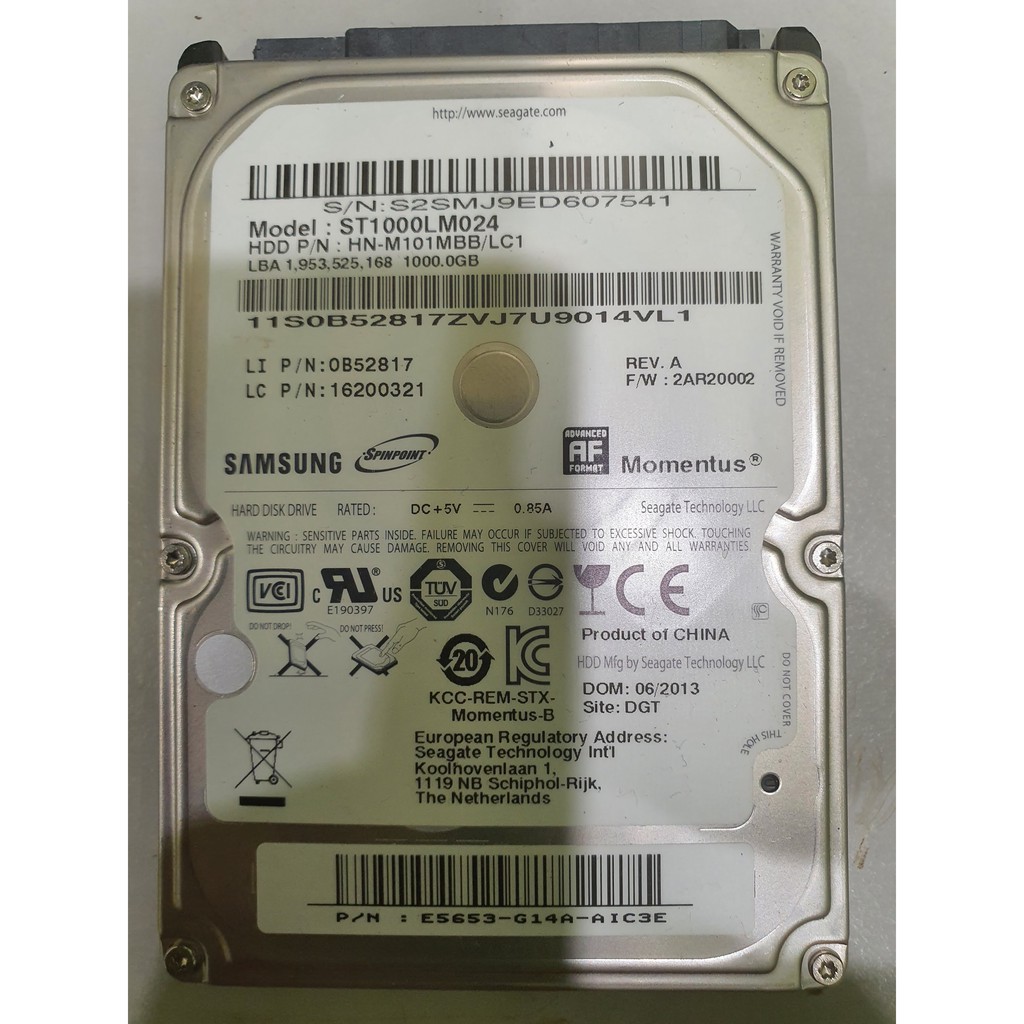 Samsung Mobile Hard Disk (2.5