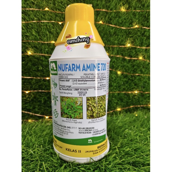 1Liter Nufarm Amine 720 / Amine 60 / Keladi Agas / Menderong / Paku ...