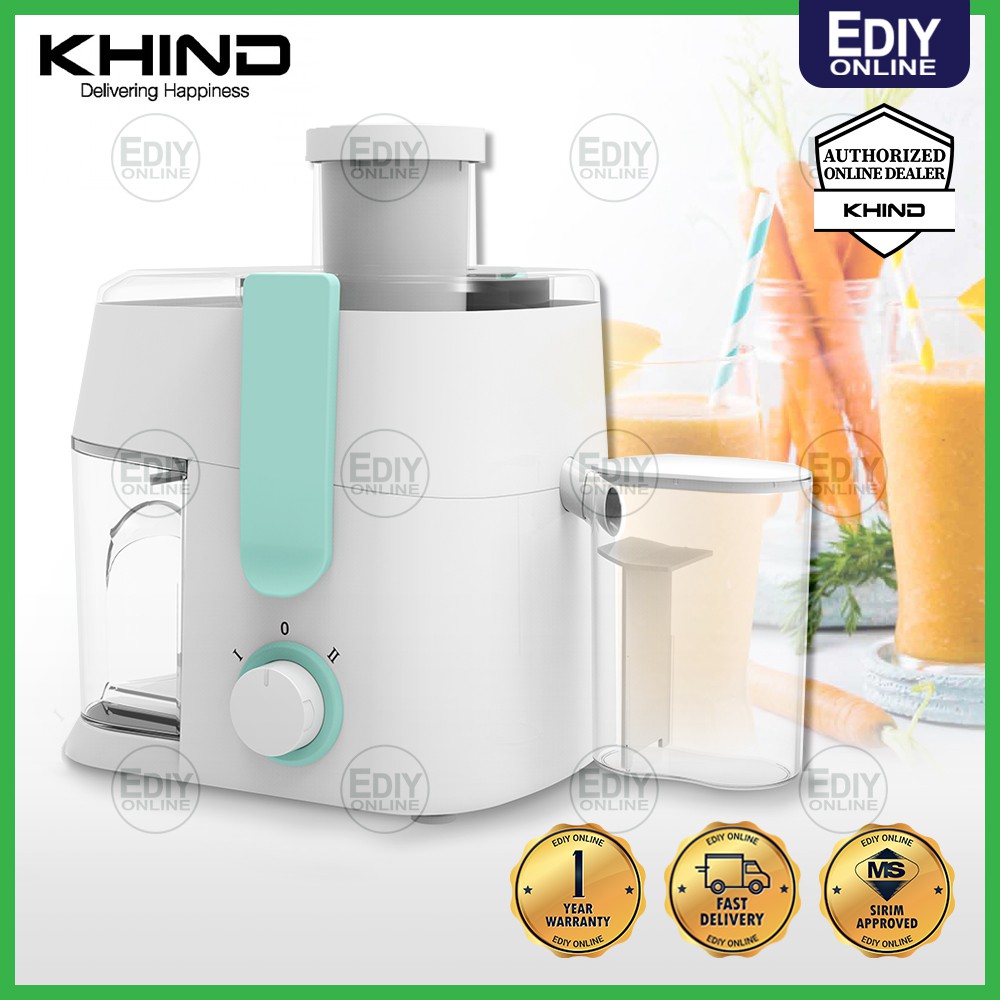 Khind JE300 JE-300 Healthier Choice Juice Extractor Fruit Juicer Orange Apple Mesin Pemerah Jus Buah Buah-Buahan 榨汁机