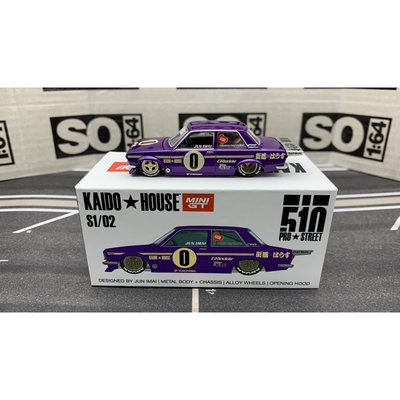 Kaido House X Mini GT Datsun 510 Pro Street Purple | Shopee Malaysia