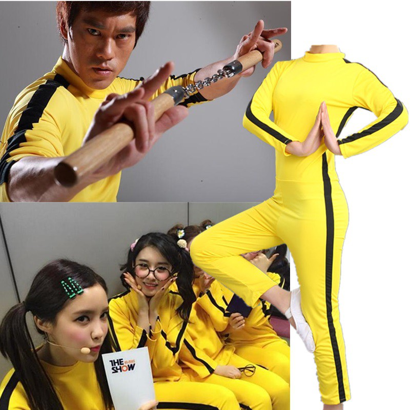 bruce lee costume kids