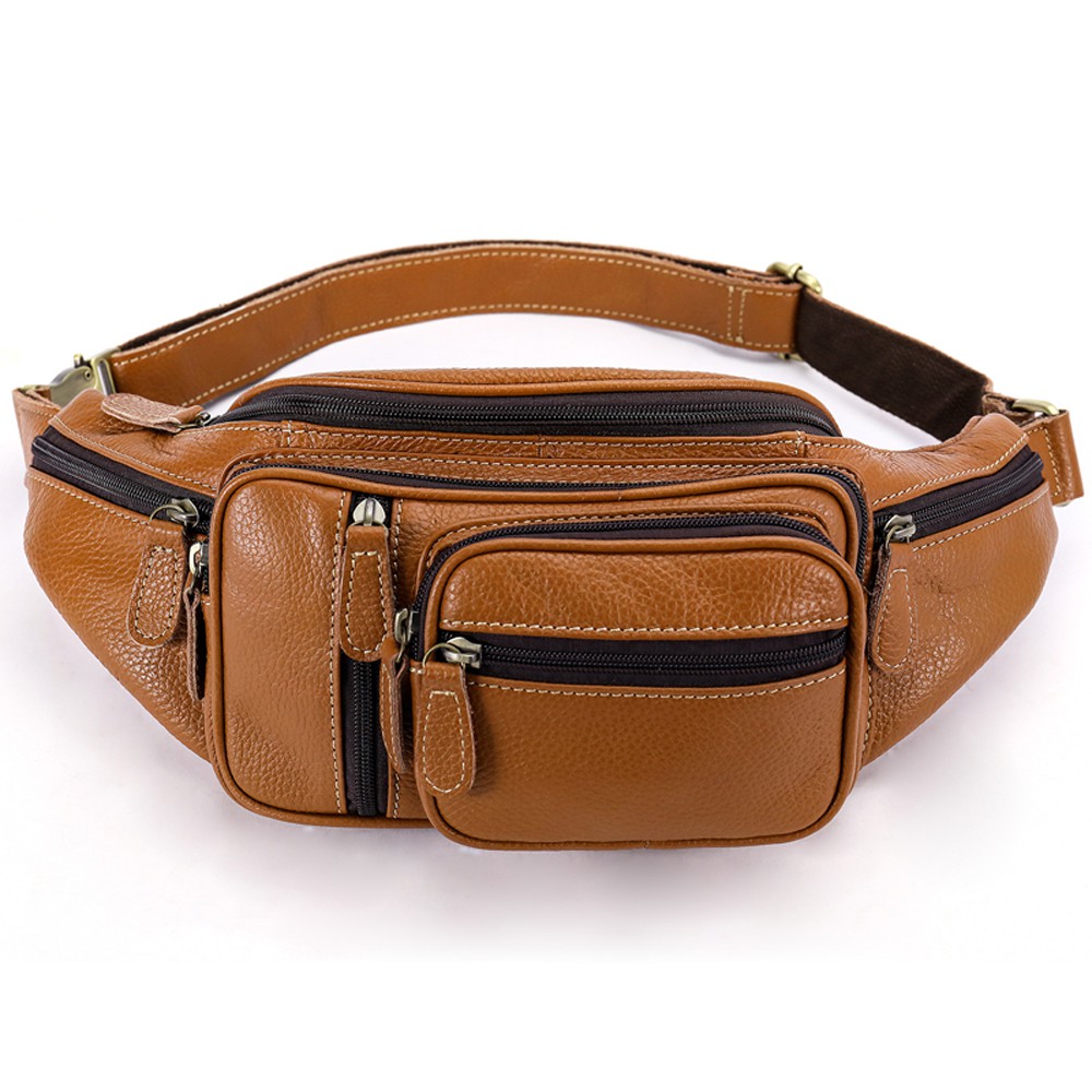 women's genuine leather fanny pack