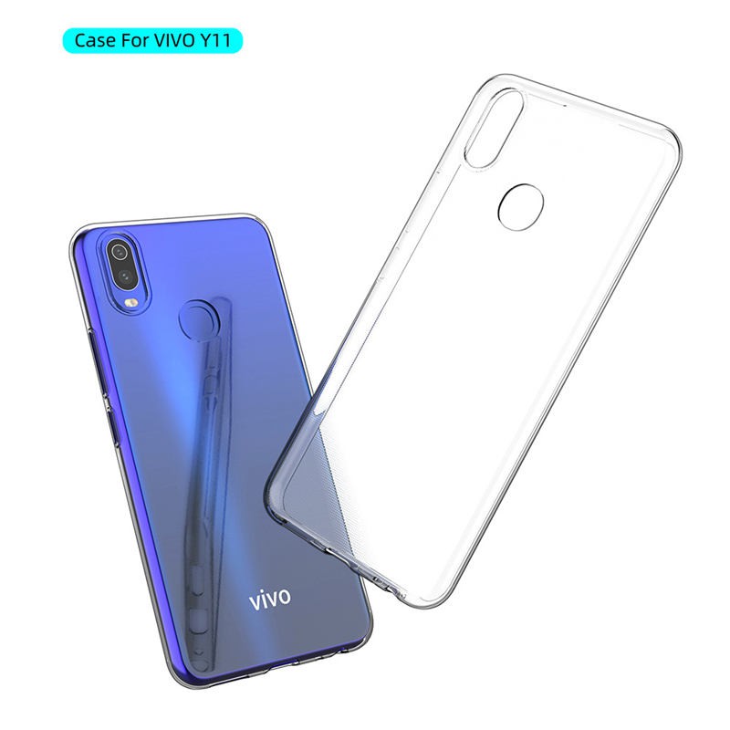 Vivo Y11 Case Silicone Transparent Tpu Back Cover Soft Phone Case