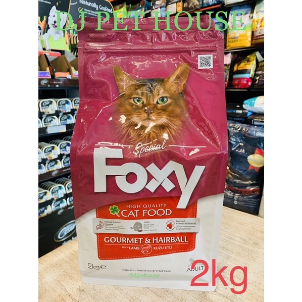 Special Foxy High Quality Cat Food Gourmet u0026 Hairball Rich in Lamb 
