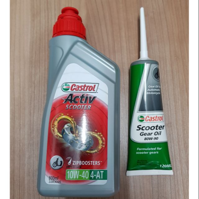 CASTROL 4T ACTIV SCOOTER / GEAR OIL HOT ITEM Shopee Malaysia