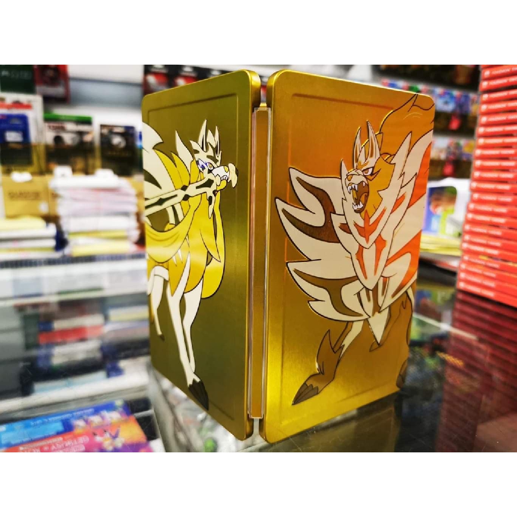 pokemon sword shield gold steelbook