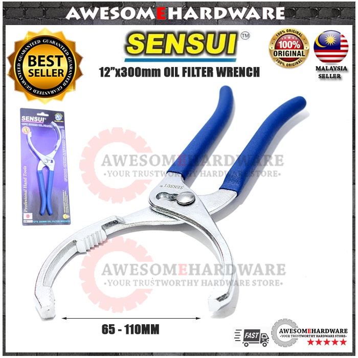 SENSUI JAPAN JIS MBSP007 12" 300MM OIL FILTER WRENCH