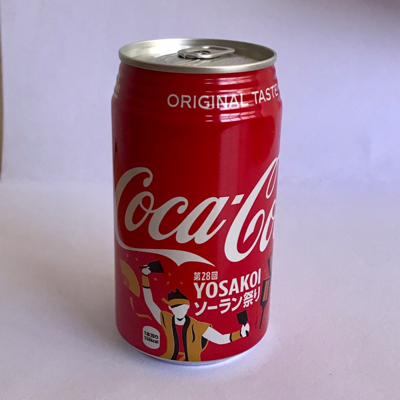 Coca Cola Japan Coca-Cola Hokkaido Limited Edition YOSAKOI (350ml ...