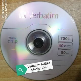 Verbatim Audio Music CD-R (700MB/80Minutes/40x) 10pcs per packet