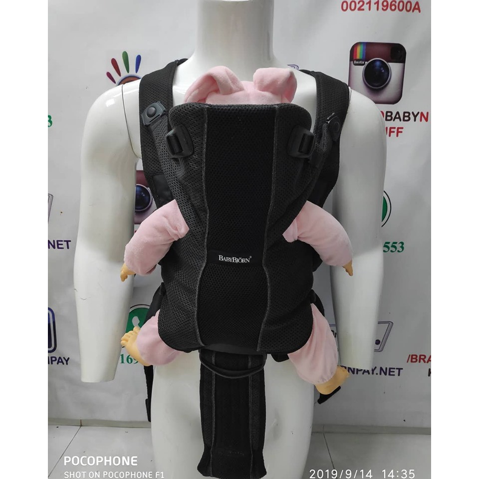 Preloved Baby Bjorn carrier Miracle air black mesh Shopee Malaysia