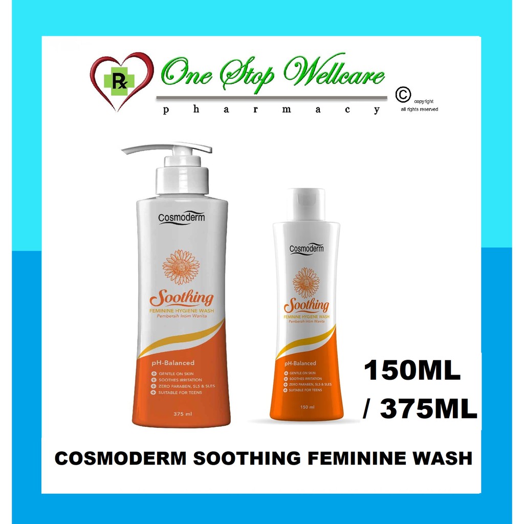 COSMODERM SOOTHING FEMININE HYGIENE WASH 150ML/ 375ML Shopee Malaysia