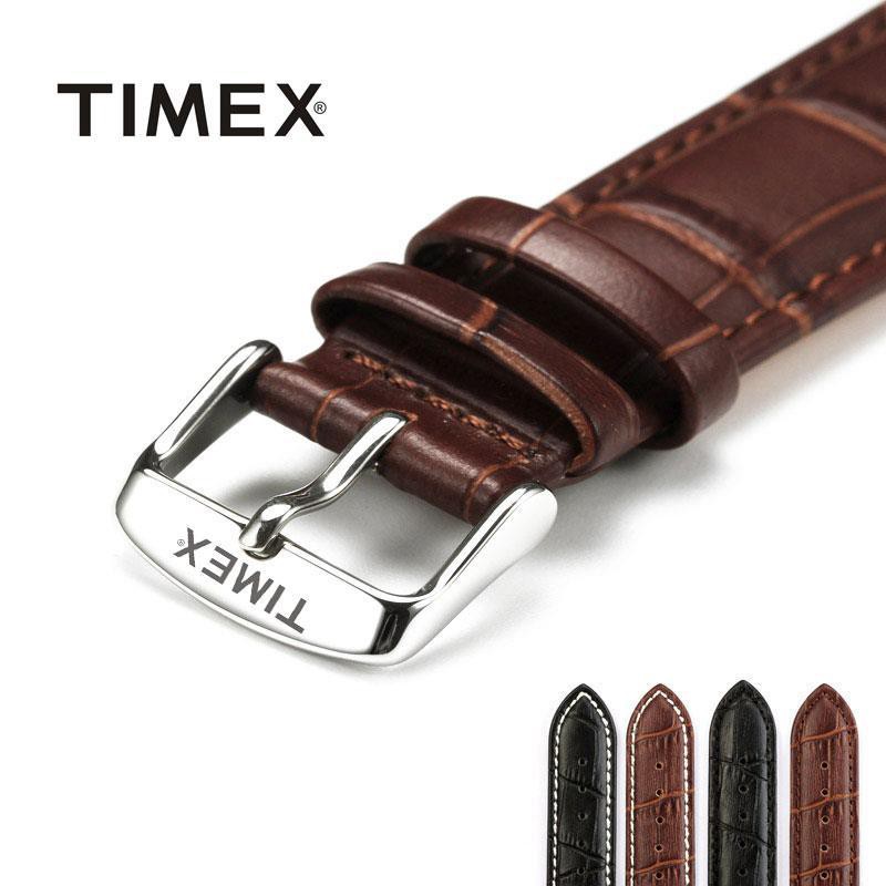 TIMEX/ TIMEX leather watch strap adaptation T49963 T49905 T2P564 men and  women leather strap 22mmz179 | Shopee Malaysia