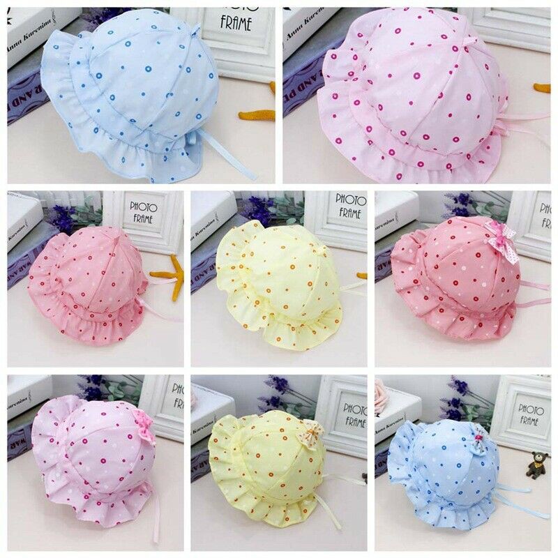 Summer Baby Kids Toddler Girl Sun Hat Outdoor Cap Beach Bucket