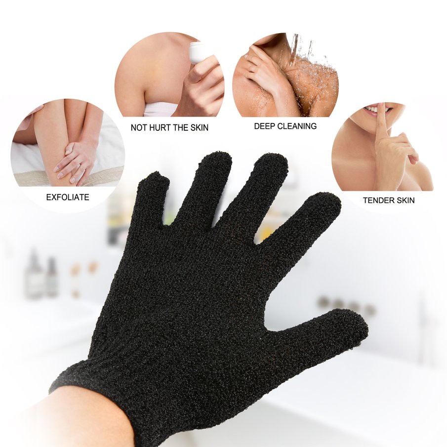 Exfoliating Glove Full Body Scrub Dead Cells Soft Skin Blood