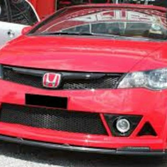 Honda Civic Fd 06 11 Mugen Rr Front Bumper Led Daytime Running Light Shopee Malaysia