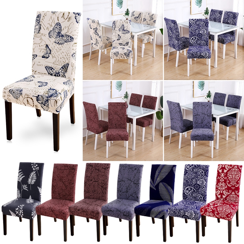 Dining Chair Seat Cover Chair Slipcover Seat Removable Furniture Covers Home Decoration Shopee Malaysia