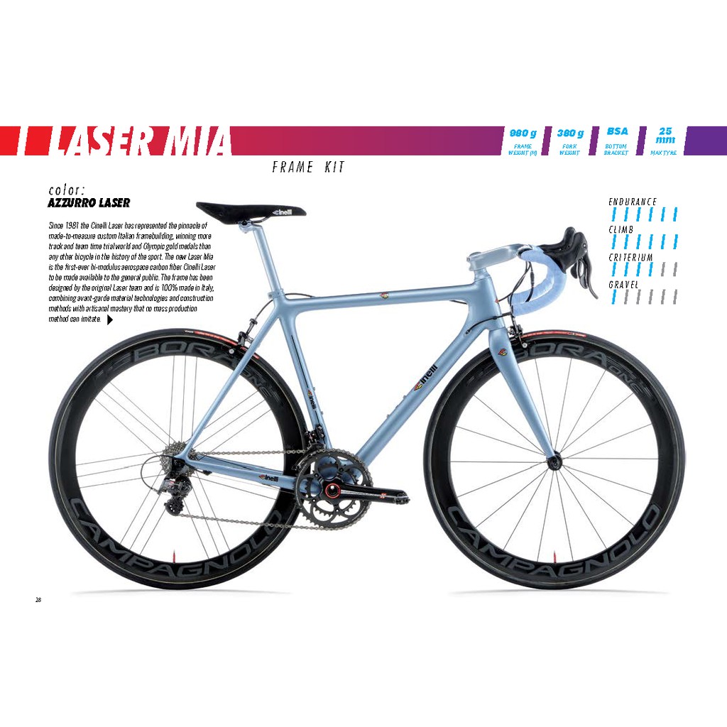 cinelli bike frame